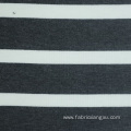 Stretch Knitted Stripes Rib Rayon Spandex Stripe Fabric